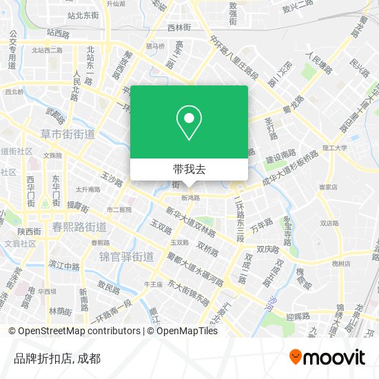 品牌折扣店地图