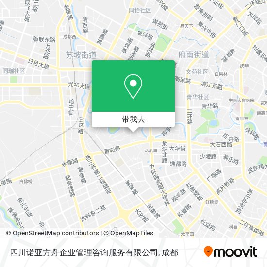 四川诺亚方舟企业管理咨询服务有限公司地图