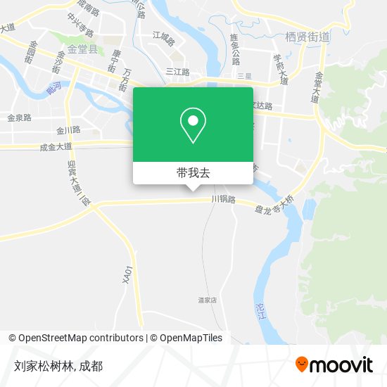 刘家松树林地图