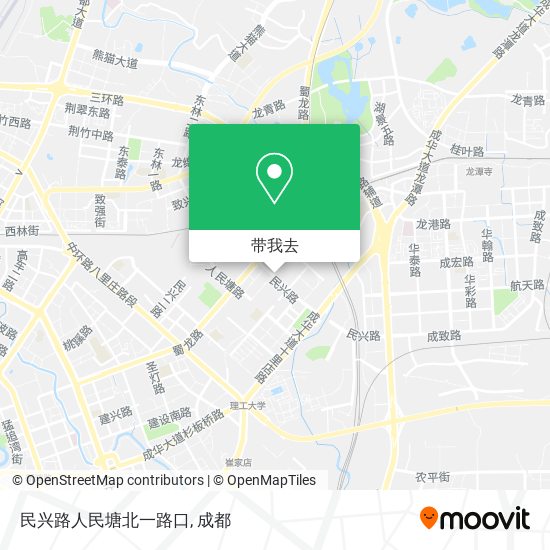 民兴路人民塘北一路口地图