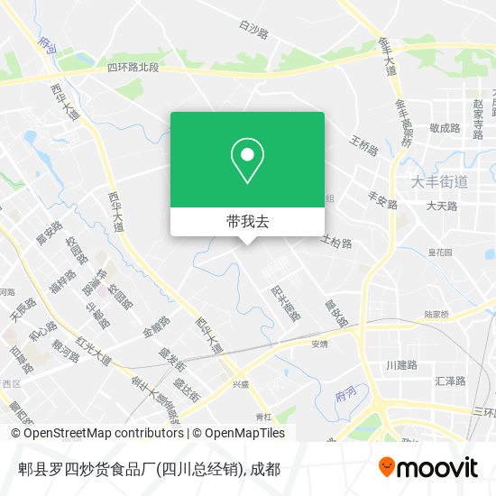 郫县罗四炒货食品厂(四川总经销)地图