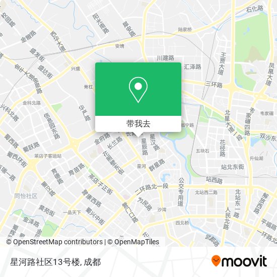 星河路社区13号楼地图