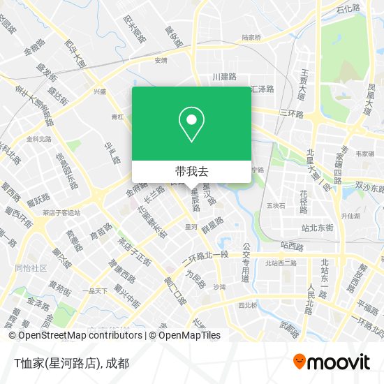 T恤家(星河路店)地图