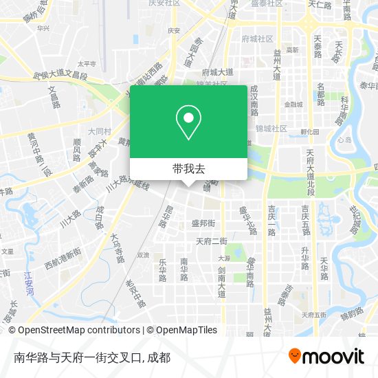 南华路与天府一街交叉口地图