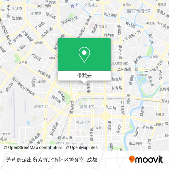 芳草街派出所紫竹北街社区警务室地图