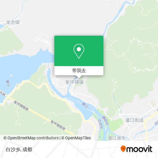 白沙乡地图