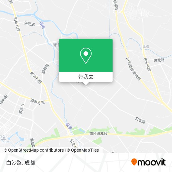 白沙路地图