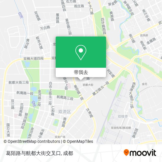 葛陌路与航都大街交叉口地图