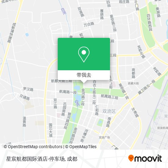 星宸航都国际酒店-停车场地图