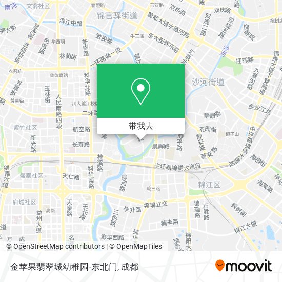 金苹果翡翠城幼稚园-东北门地图