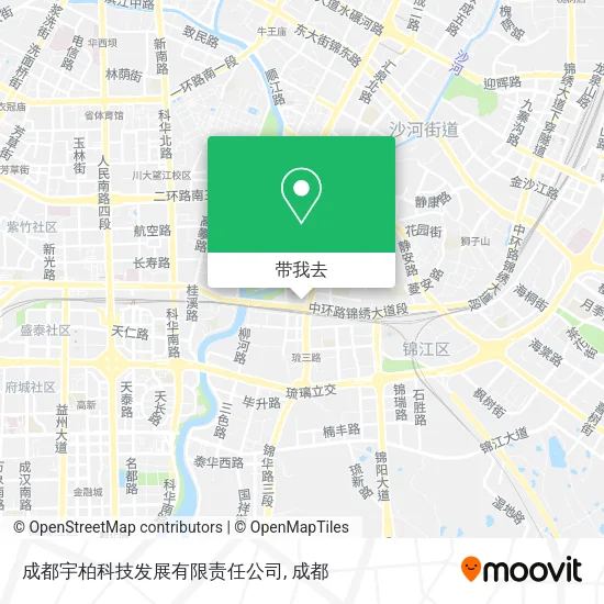 成都宇柏科技发展有限责任公司地图