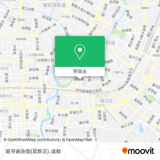 眼哥豌杂面(晨辉店)地图
