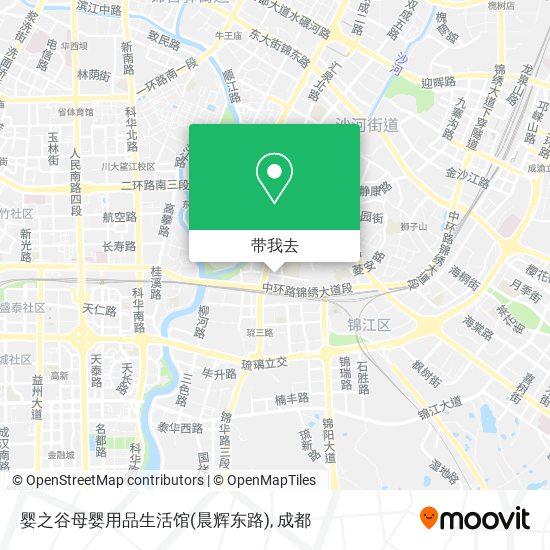 婴之谷母婴用品生活馆(晨辉东路)地图
