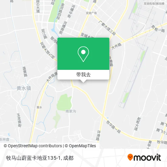 牧马山蔚蓝卡地亚135-1地图