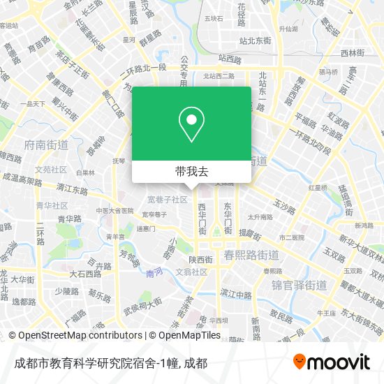 成都市教育科学研究院宿舍-1幢地图