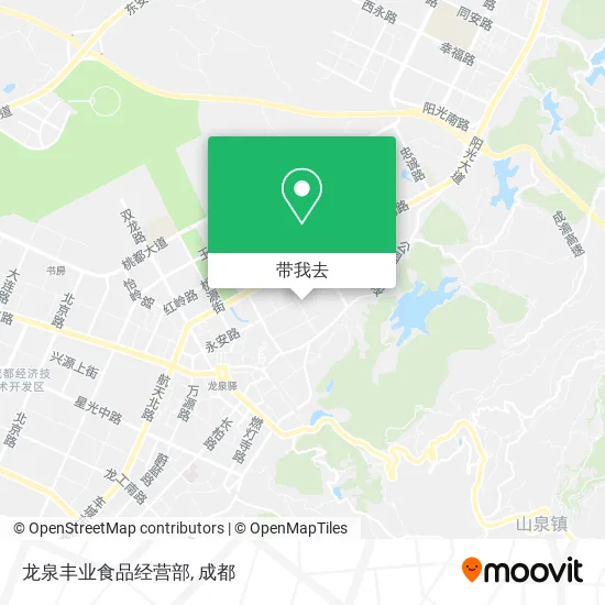 龙泉丰业食品经营部地图