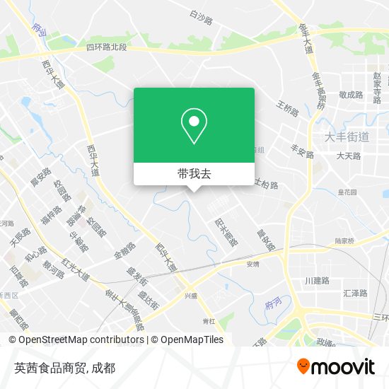 英茜食品商贸地图