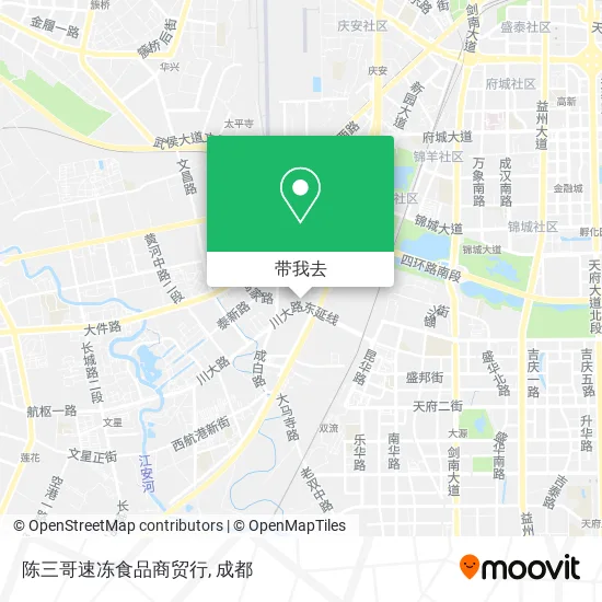 陈三哥速冻食品商贸行地图