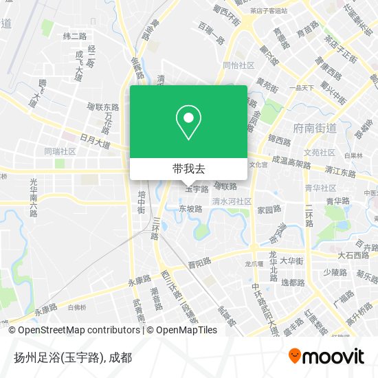 扬州足浴(玉宇路)地图