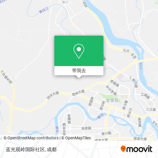 蓝光观岭国际社区地图