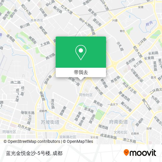 蓝光金悦金沙-5号楼地图