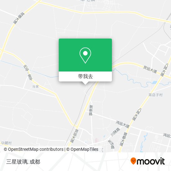 三星玻璃地图