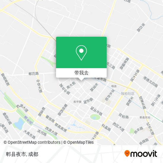 郫县夜市地图