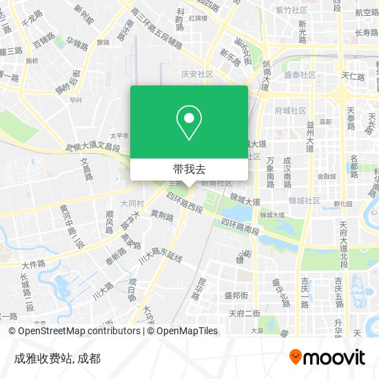 成雅收费站地图