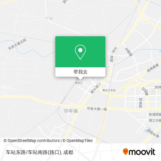 车站东路/车站南路(路口)地图