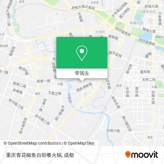 重庆青花椒鱼自助餐火锅地图