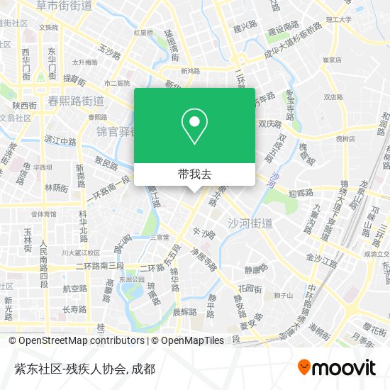 紫东社区-残疾人协会地图