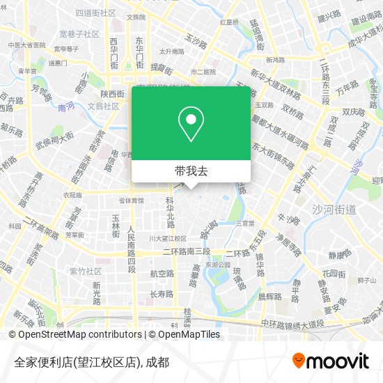 全家便利店(望江校区店)地图
