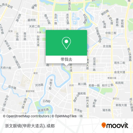浙文眼镜(华府大道店)地图