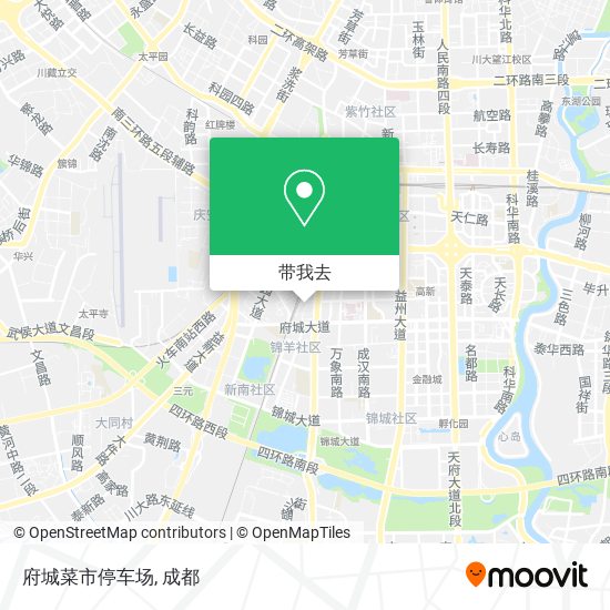 府城菜市停车场地图