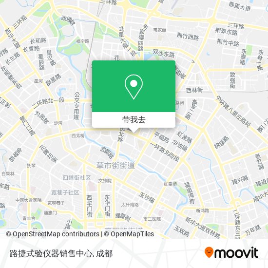 路捷式验仪器销售中心地图