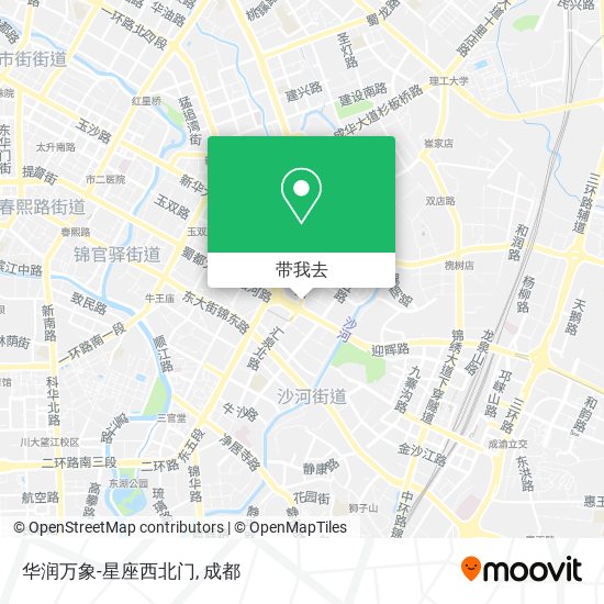 华润万象-星座西北门地图