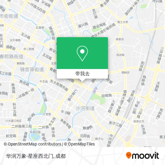 华润万象-星座西北门地图
