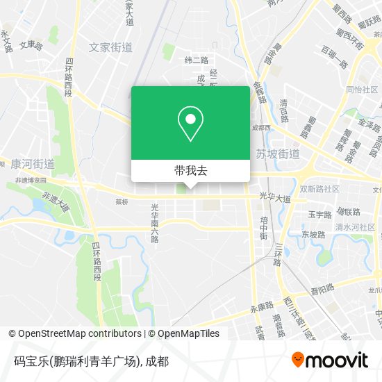 码宝乐(鹏瑞利青羊广场)地图