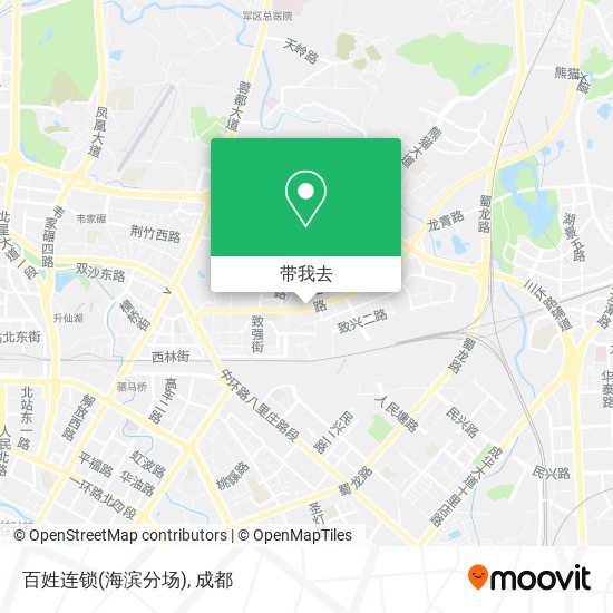 百姓连锁(海滨分场)地图