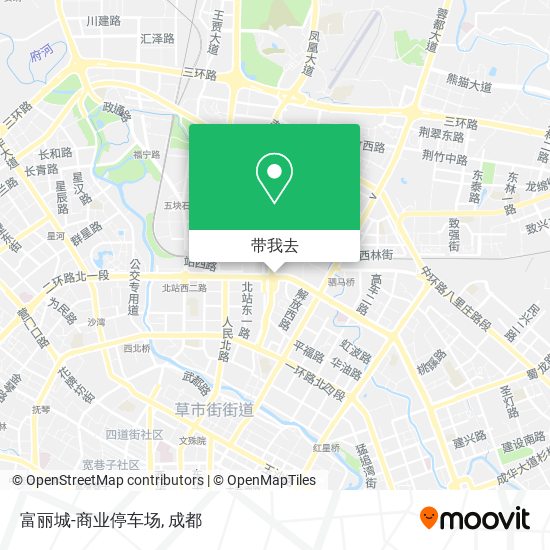 富丽城-商业停车场地图