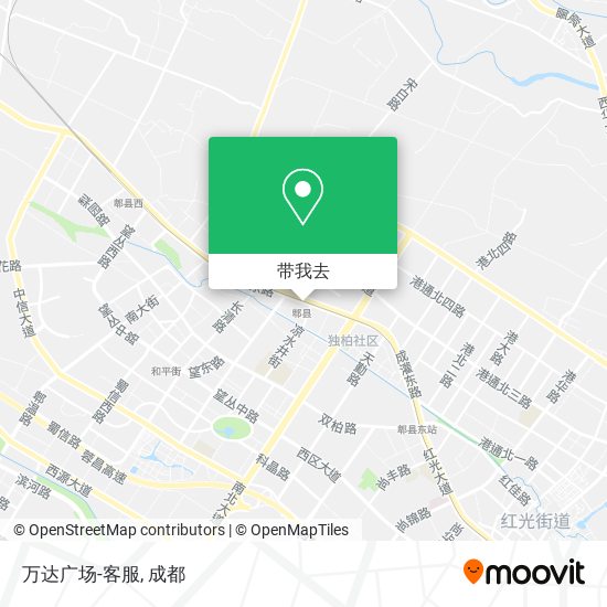 万达广场-客服地图