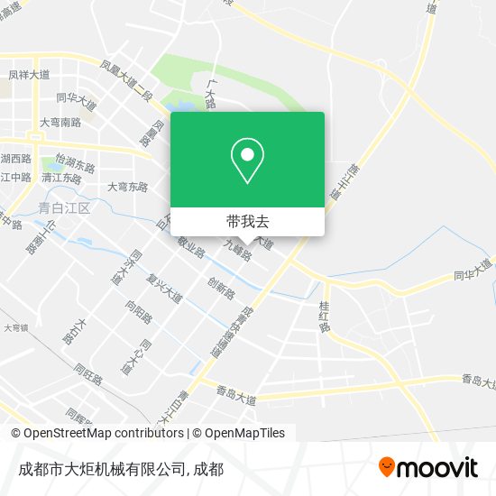成都市大炬机械有限公司地图