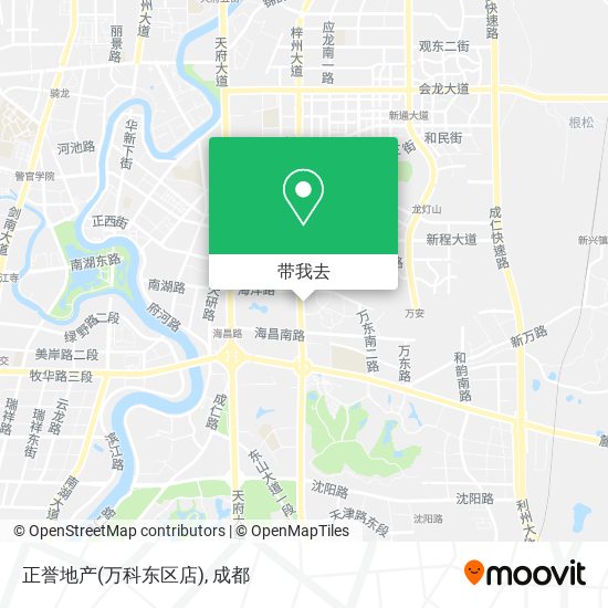 正誉地产(万科东区店)地图