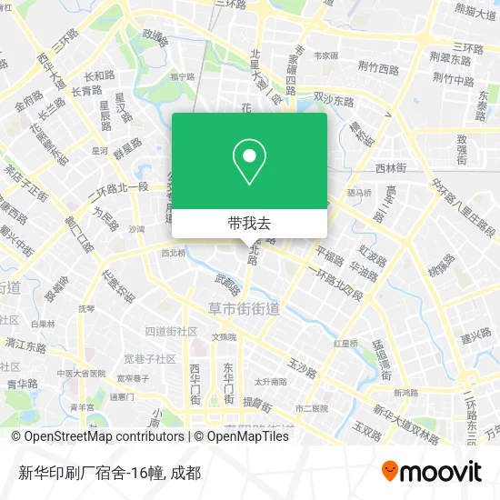 新华印刷厂宿舍-16幢地图