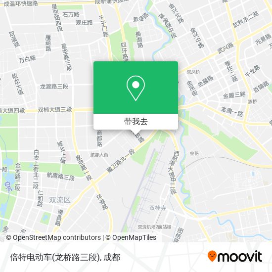 倍特电动车(龙桥路三段)地图
