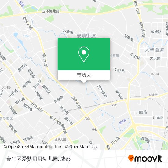 金牛区爱婴贝贝幼儿园地图