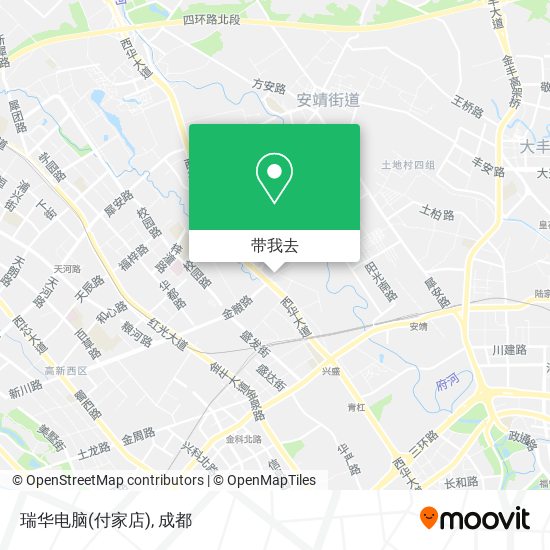瑞华电脑(付家店)地图