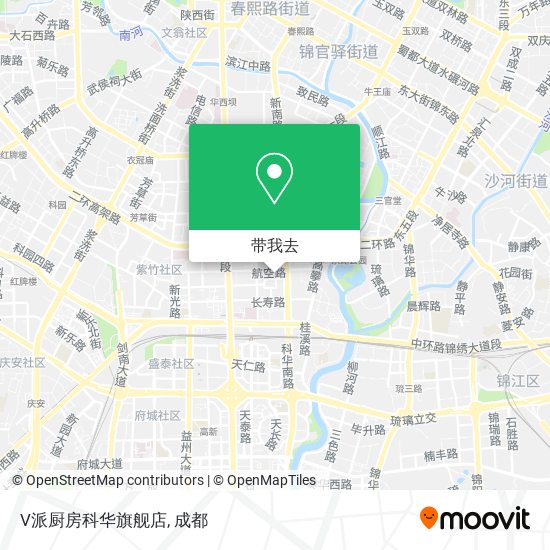 V派厨房科华旗舰店地图