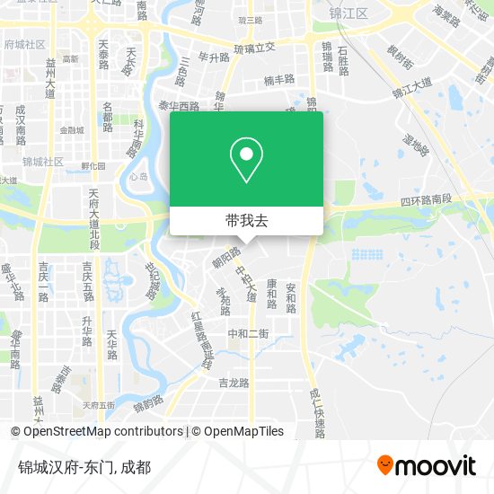 锦城汉府-东门地图