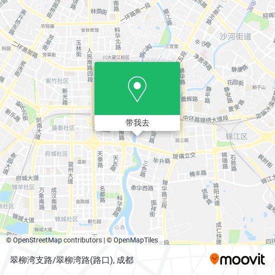 翠柳湾支路/翠柳湾路(路口)地图